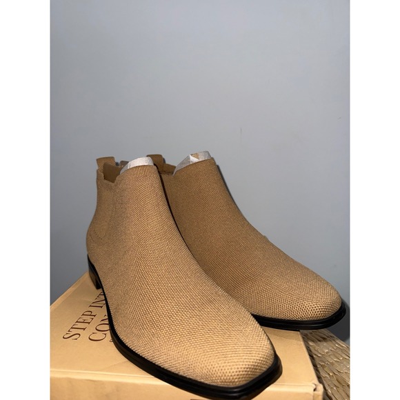 VIVAIA Water-Repellent Square-Toe Ankle Boots Neutral Tan, Modern EU/41.5 US/10 - Picture 7 of 13